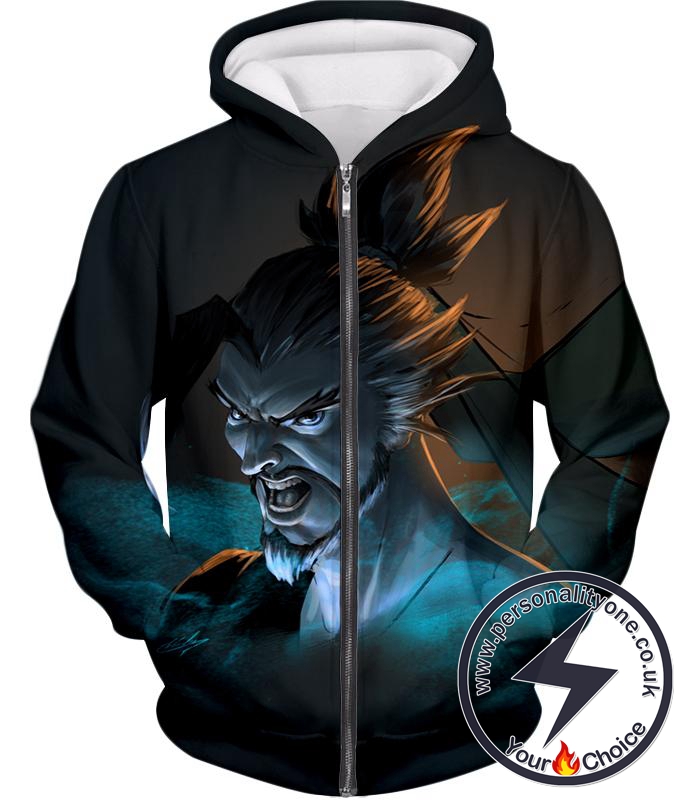 Overwatch Deadly Shimada Clan Prodigy Hanzo Zip Up Hoodie